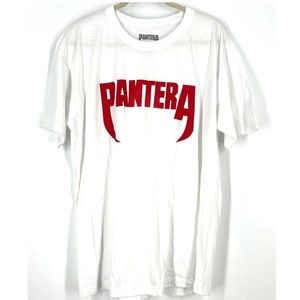 NEW Pantera T Shirt American Heavy Metal Band Tour Concert Music Short Sleeve 2X
